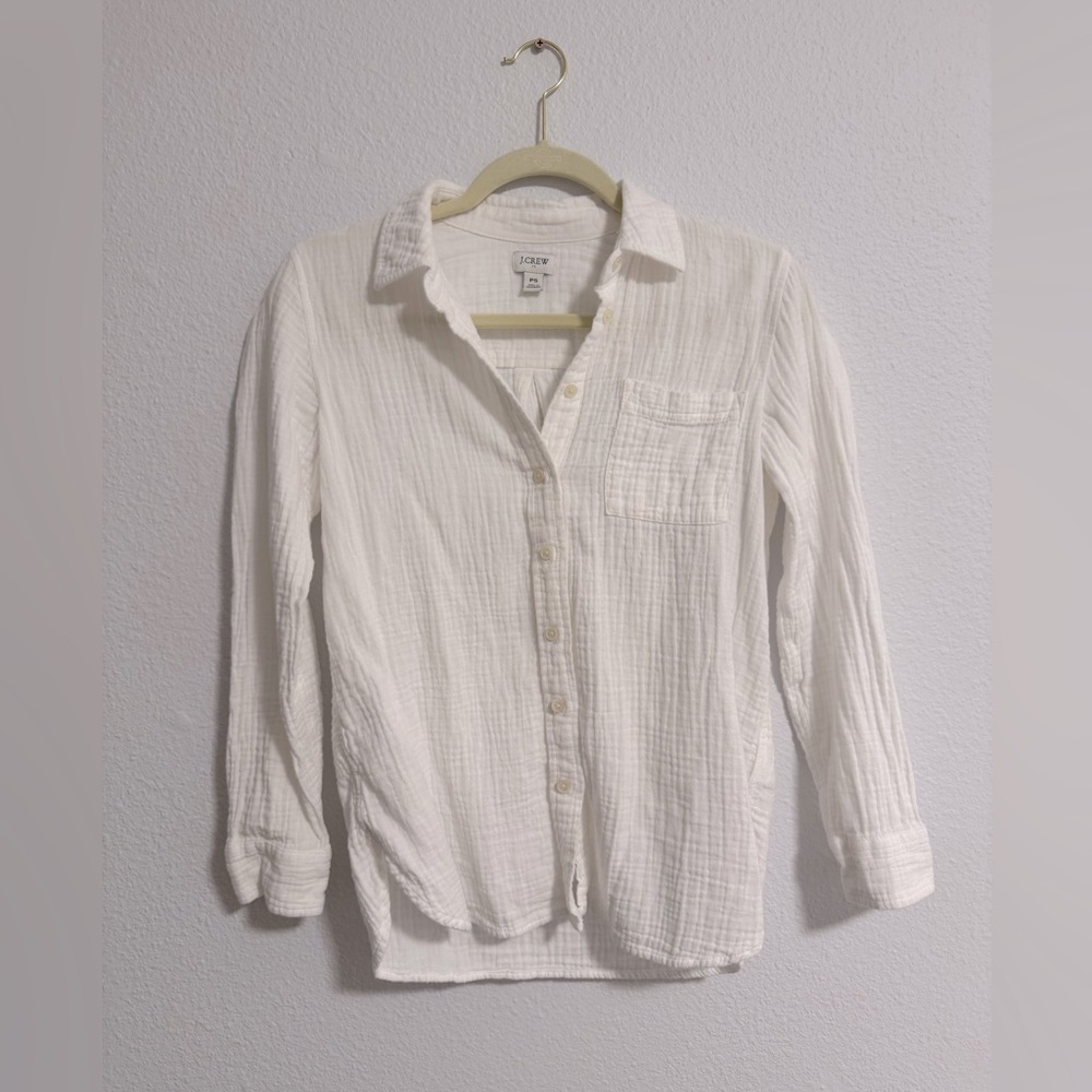 J. Crew 100 percent cotton long sleeve top